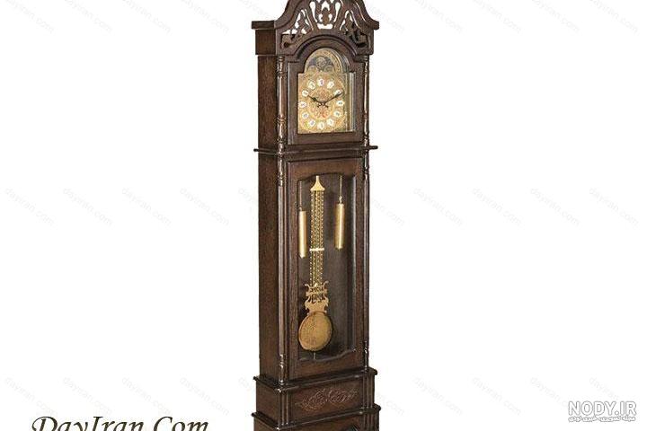 عکس ساعت ایستاده چوبی