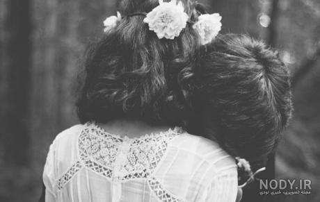 عکس عاشقانه سیاه سفید لاکچری بدون متن