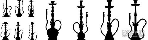 عکس قلیان در طبیعت