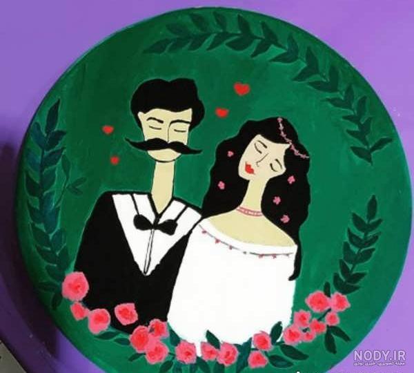 عکس نقاشی روی سفال جدید