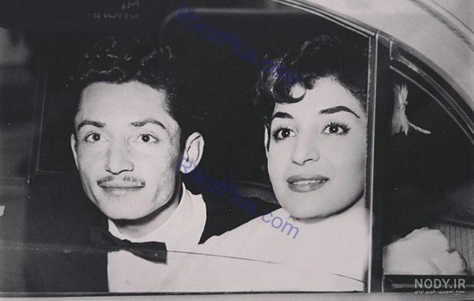عکس همسر جمشید مشایخی در مراسم خاکسپاری