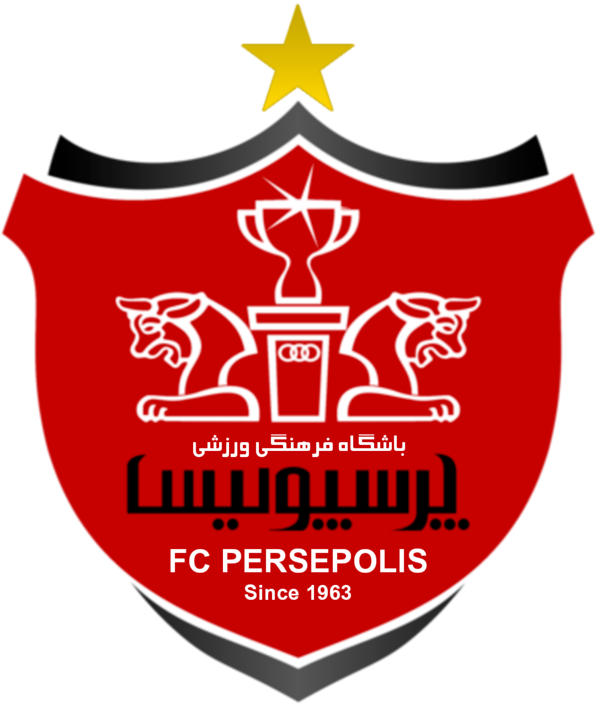 عکس پرچم پرسپولیس جدید با ستاره