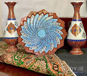 رنگ مخصوص میناکاری روی سفال
