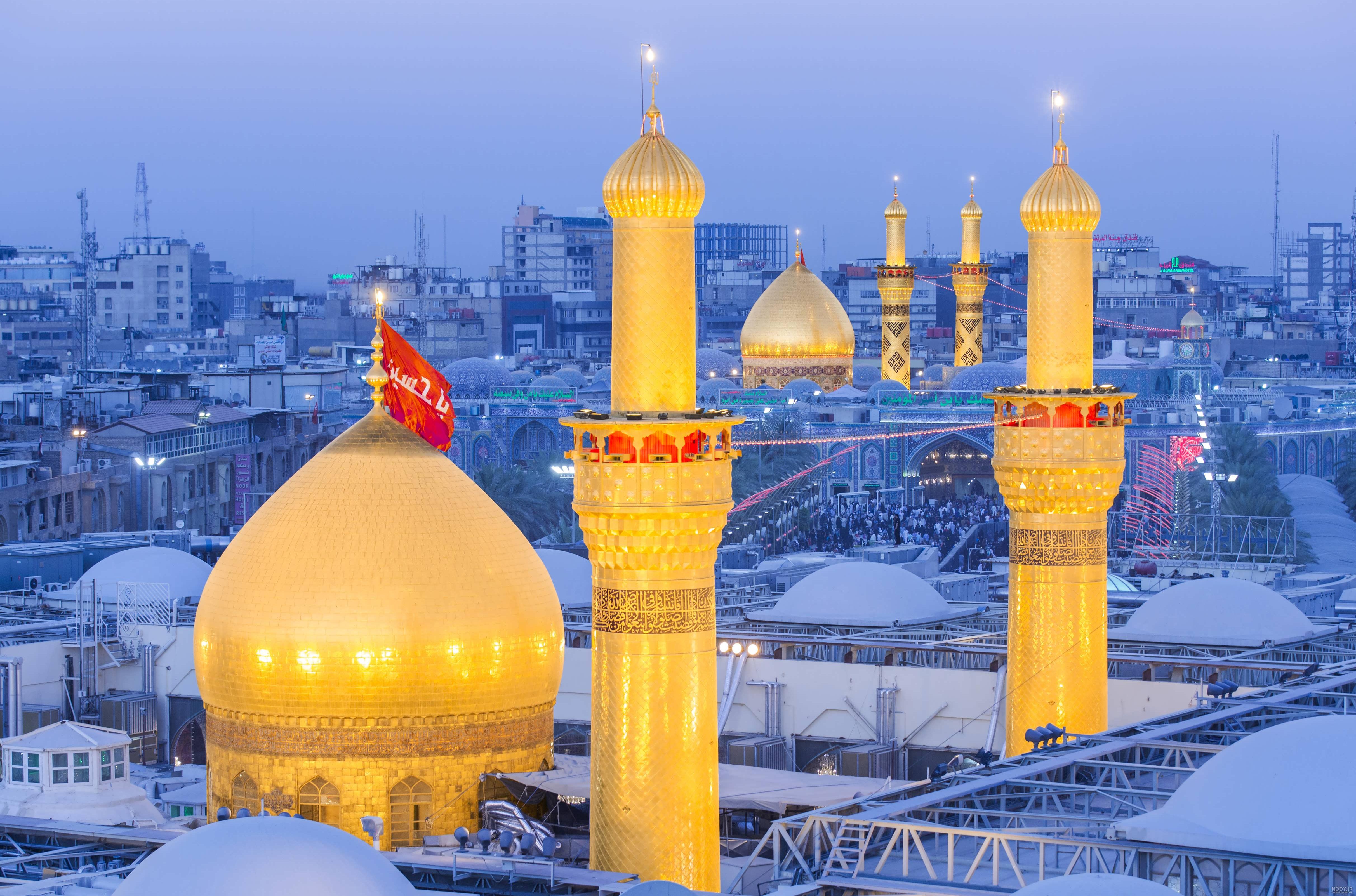 عکس بین الحرمین با متن
