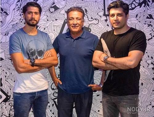 عکس عبدالرضا اکبری و پسرش عکس عبدالرضا اکبری و پسرش