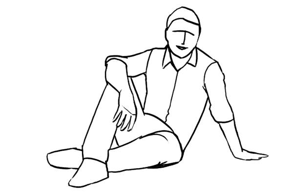 عکس مرد تنها در پاییز