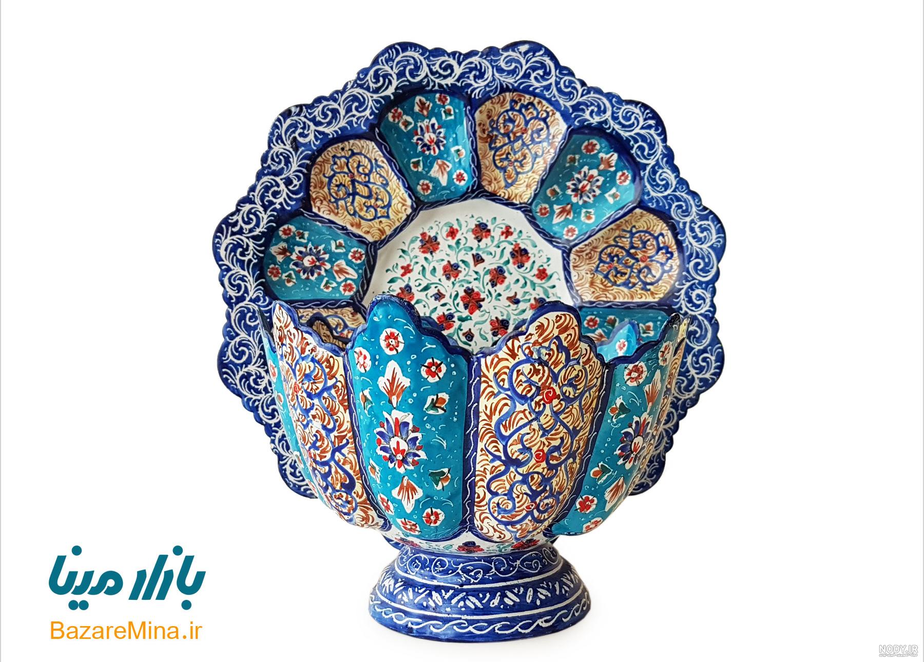 عکس مینا کاری روی مس