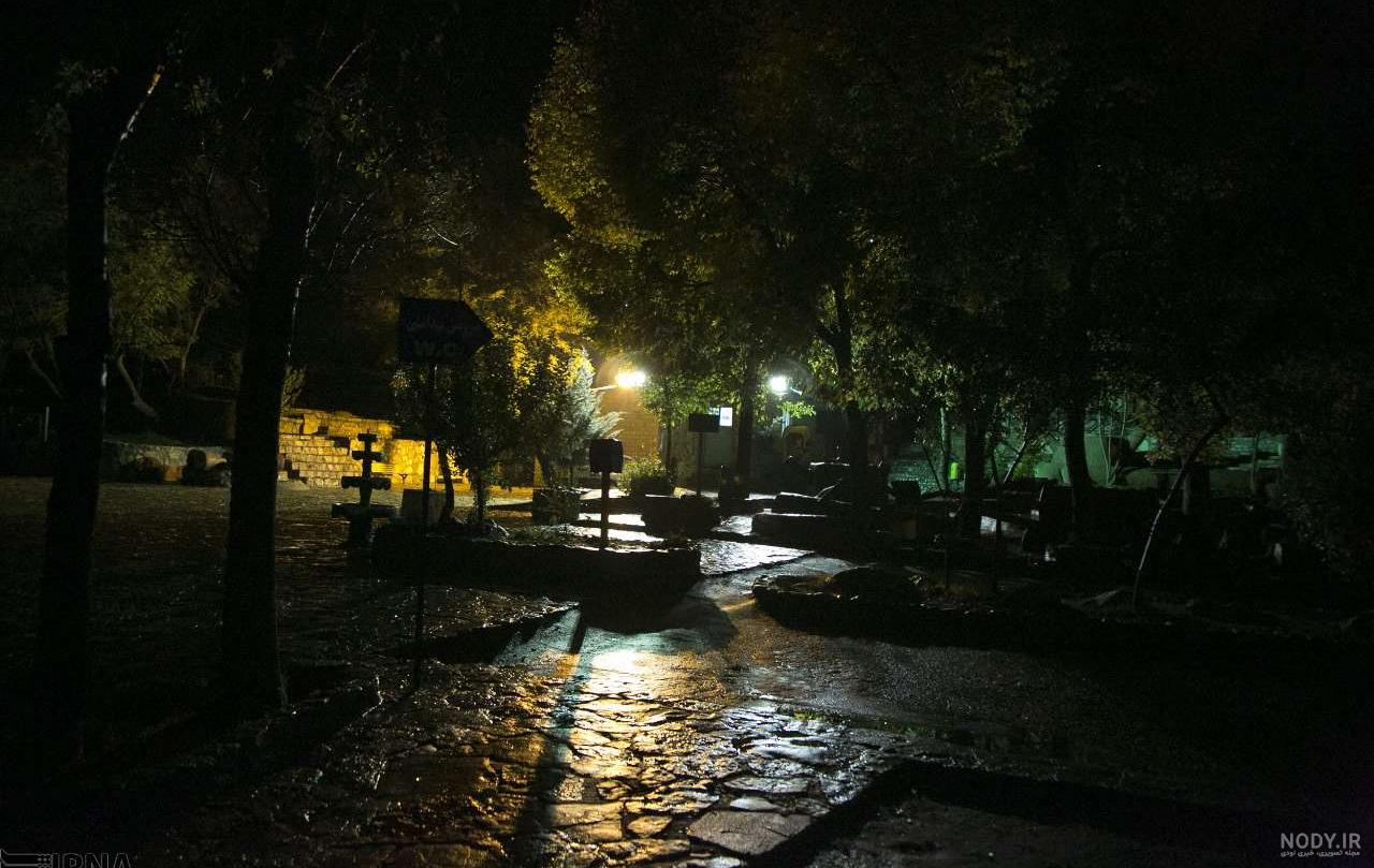 عکس پاییز شب