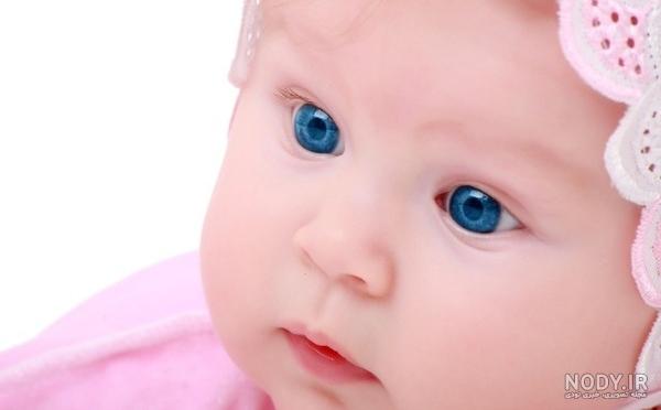 عکس کودک چشم سبز