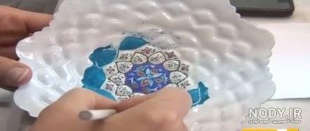 قیمت بشقاب میناکاری ۲۰ سانتی