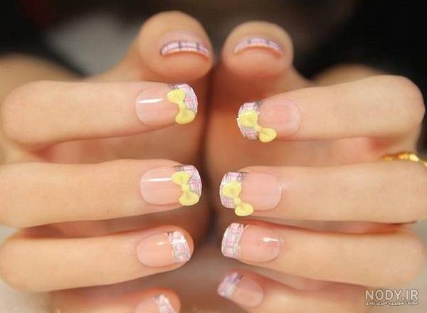 مدل ناخن فرنچ گرد مدل ناخن فرنچ گرد