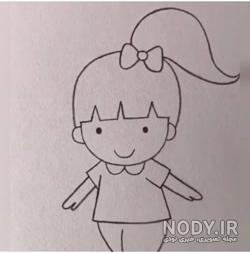 نقاشی های زیبا و ساده دخترانه