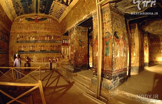 تصاویر داخل اهرام ثلاثه مصر