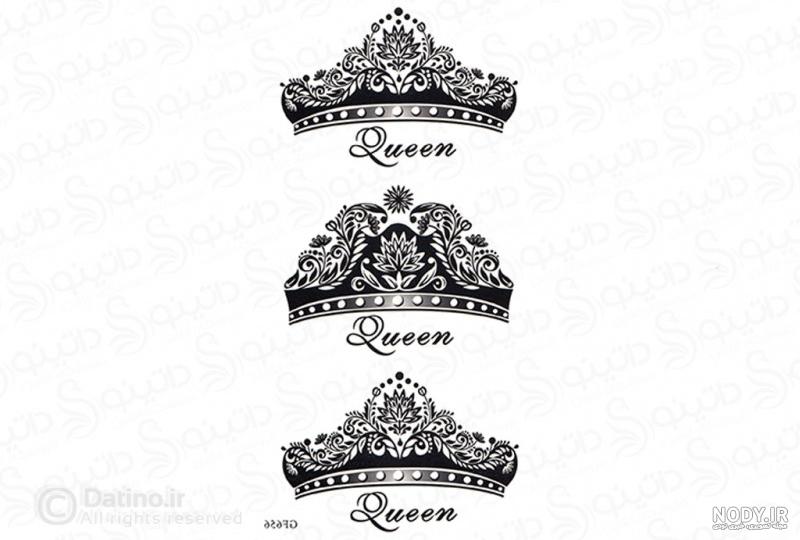 طرح تاتو تاج کینگ