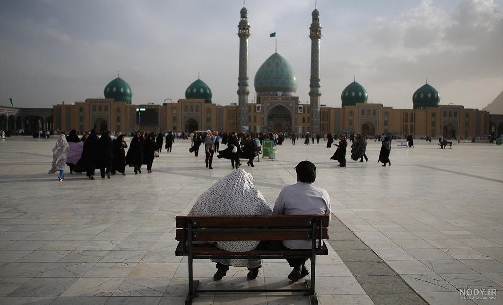 عکس جمکران بارانی