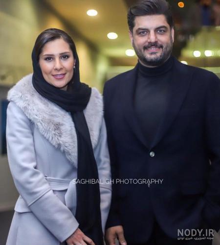 عکس سام درخشانی و همسر و فرزندش