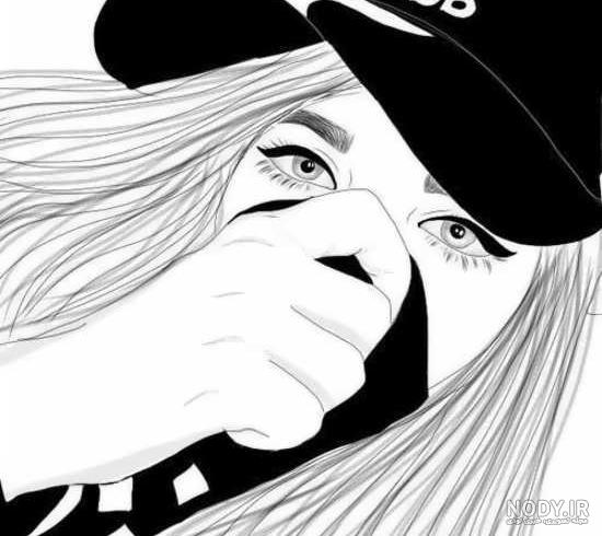 عکس نقاشی دختر لات عکس نقاشی دختر لات
