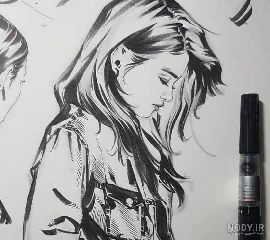 عکس نقاشی دختر لاتی عکس نقاشی دختر لاتی