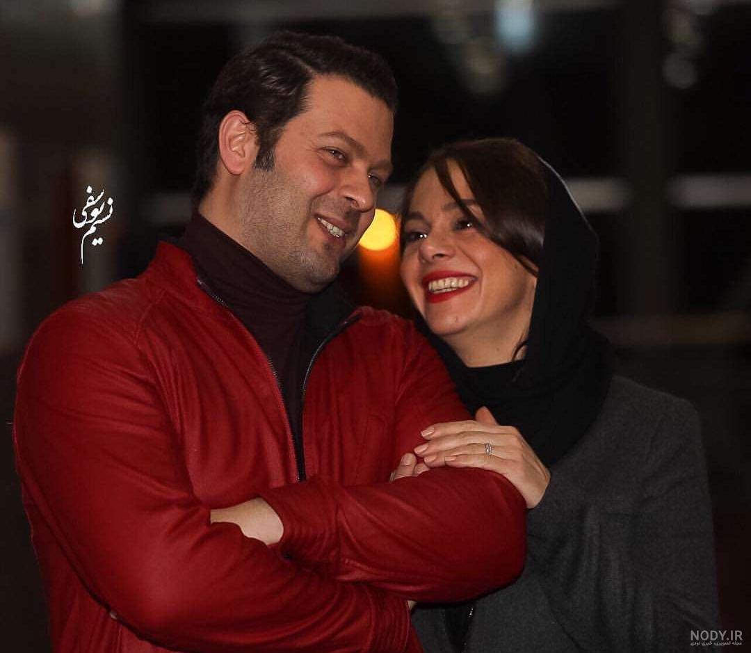 عکس پژمان بازغی با همسرش مستانه مهاجر
