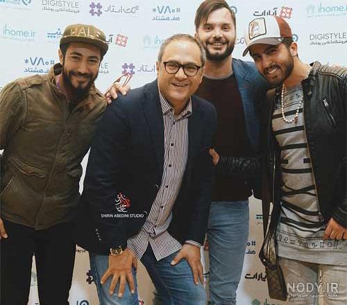 محسن ایزی و همسرش واقعی