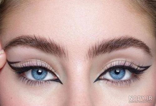 مدل خط چشم ساده و شیک دخترانه