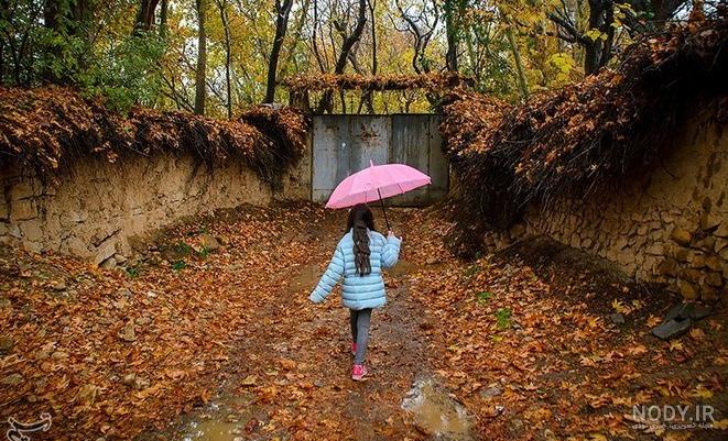  عکس پاییز بارانی