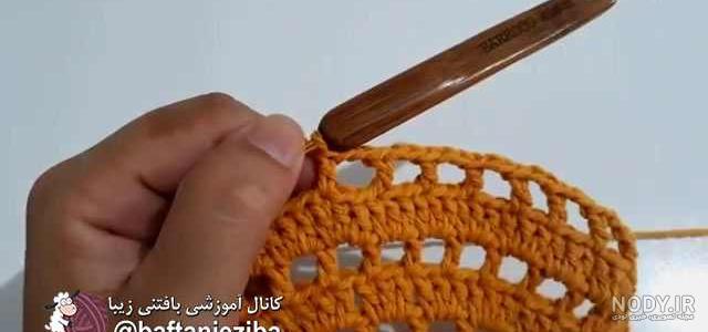 بافت فرشینه با مکرومه بافت فرشینه با مکرومه