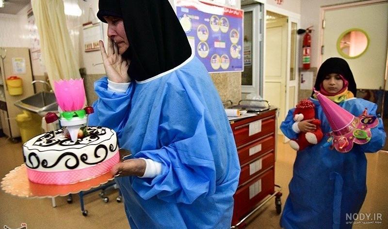 تزیین کیک روز دختر با خامه