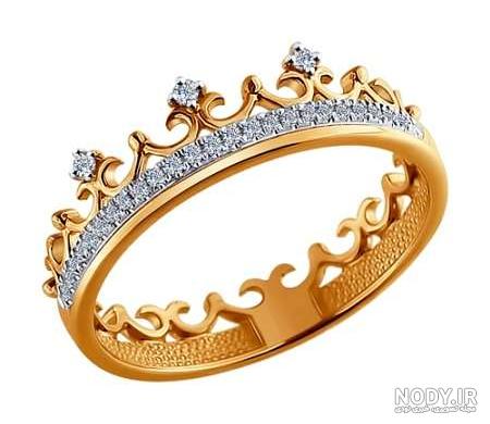 حلقه ست تاج نقره