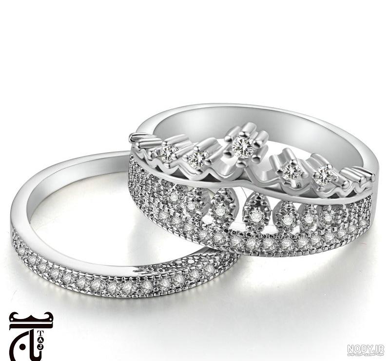 عکس حلقه به شکل تاج