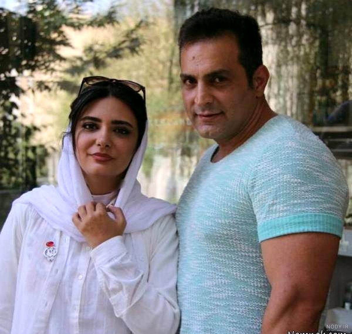 لیندا کیانی و همسرش پژمان جمشیدی