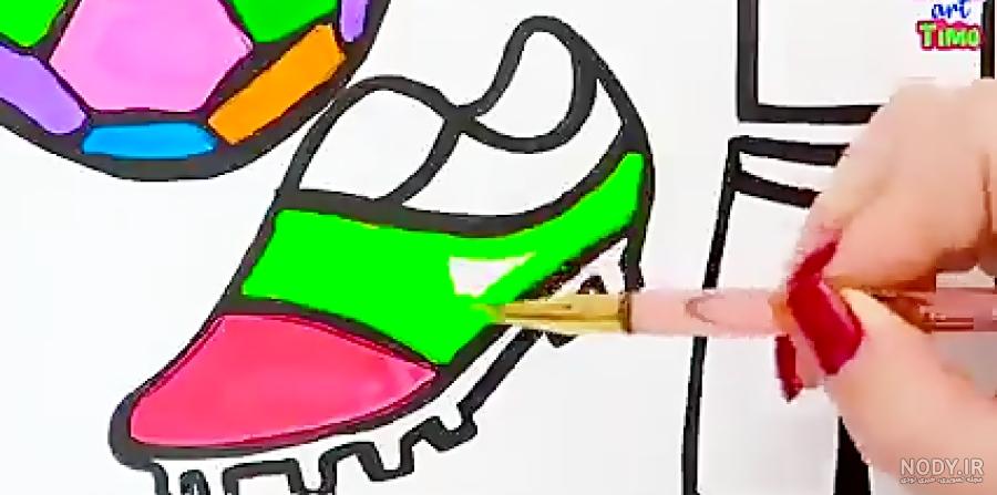 نقاشی ورزشی برای هفته تربیت بدنی
