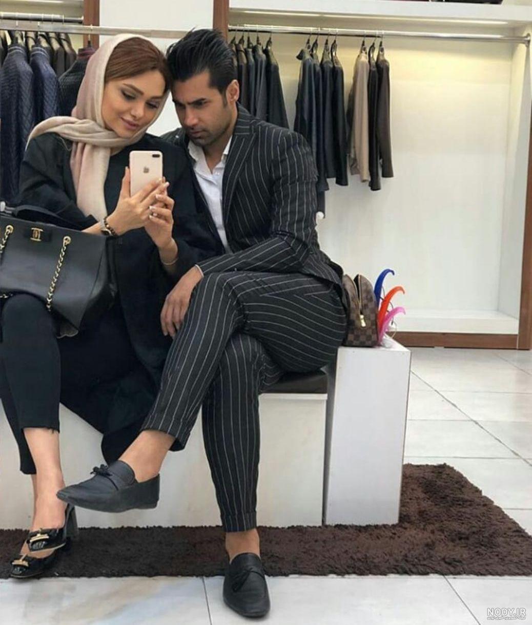 عکس از محسن فروزان و همسرش