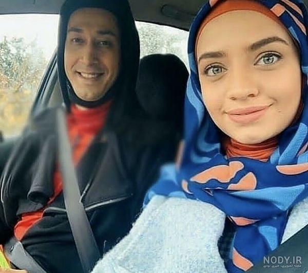 عکس زن واقعی بهرام افشاری