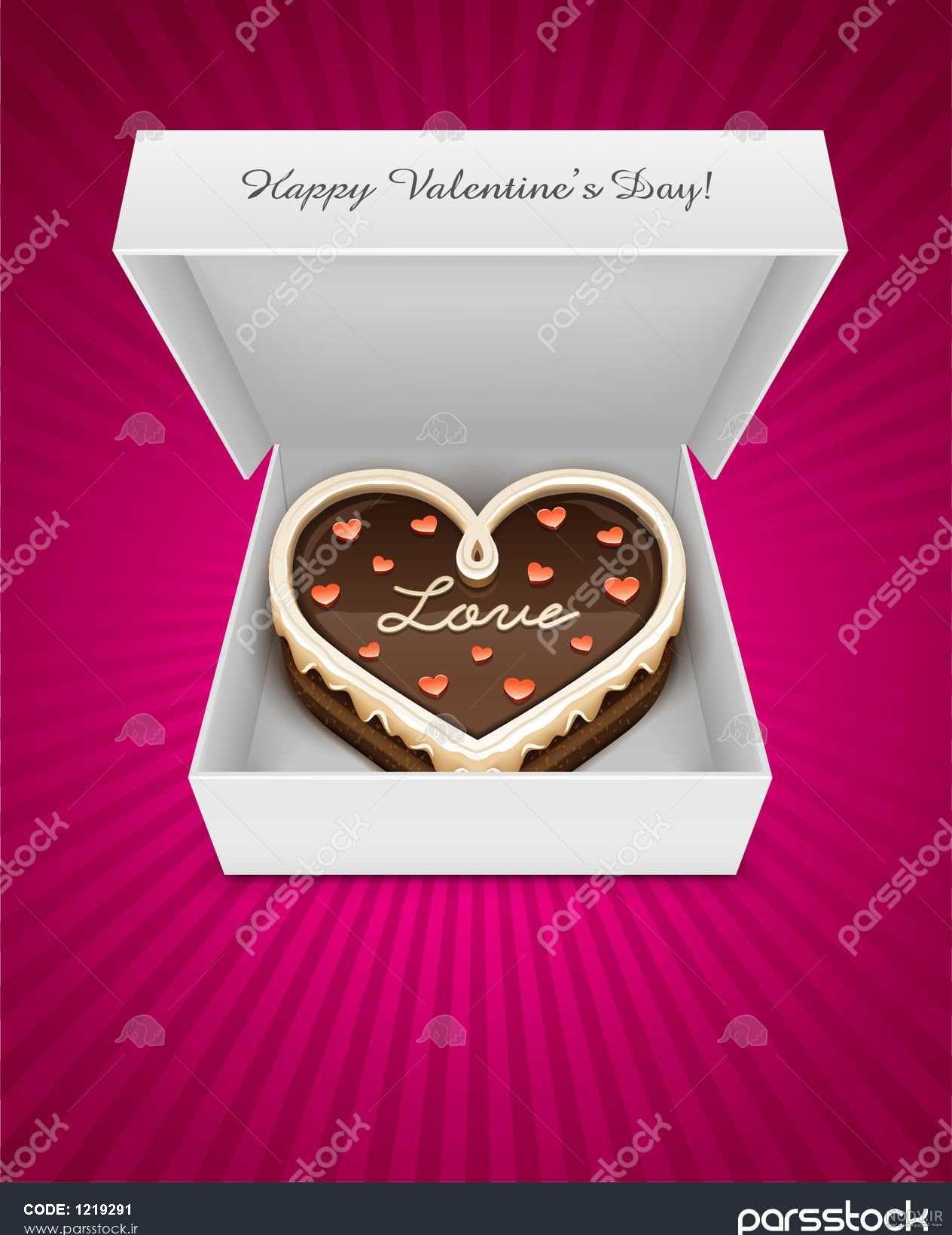 کیک قلبی کیک قلبی