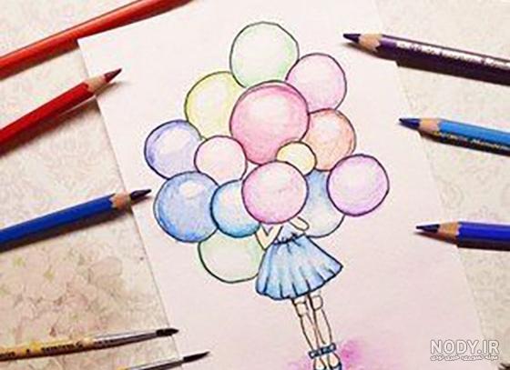 ایده نقاشی دخترانه زیبا ایده نقاشی دخترانه زیبا