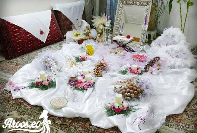 تصاویر سفره عقد ساده تصاویر سفره عقد ساده