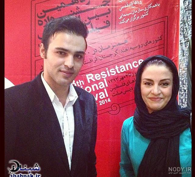 عکس امیر در فیلم دلدادگان وهمسرش