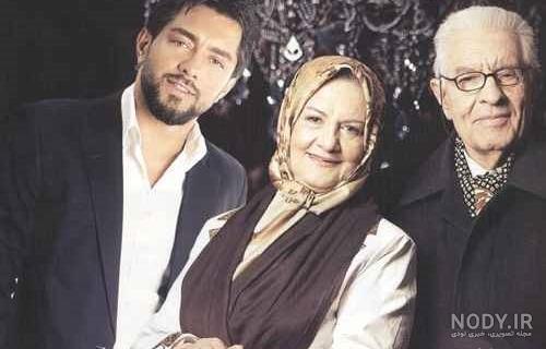 عکس بهرام رادان و همسرش
