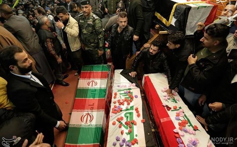 عکس حاج قاسم سلیمانی موقع شهادت