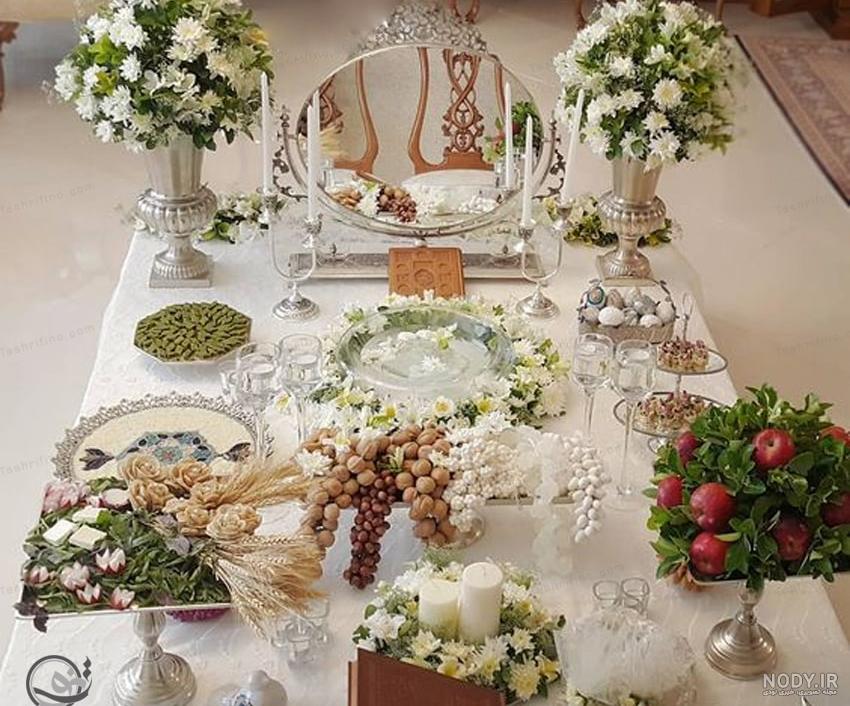 عکس سفره های عقد ساده عکس سفره های عقد ساده