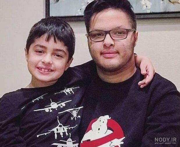 عکس شهاب حسینی در کنار پسرش