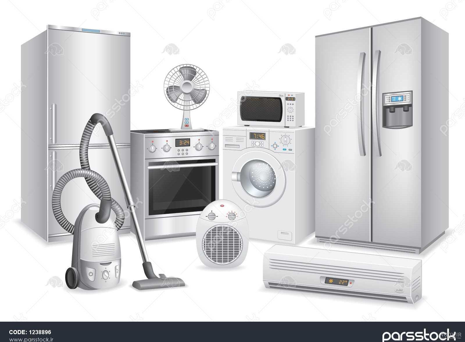 عکس لایه باز لوازم خانگی