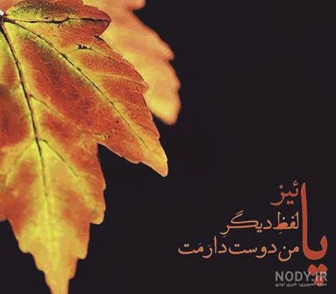 عکس پاییز با متن