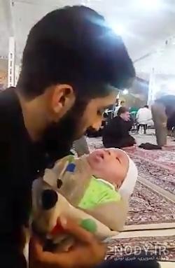 فرزند شهید حججی در منزل سردار سلیمانی
