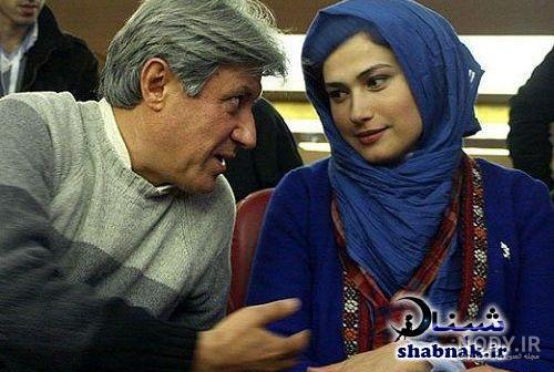 لادن مستوفی و همسرش