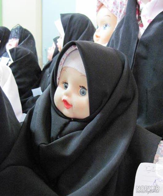 نقاشی دختر با حجاب فانتزی