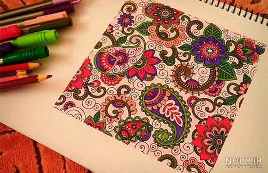 نقاشی ساده دخترانه