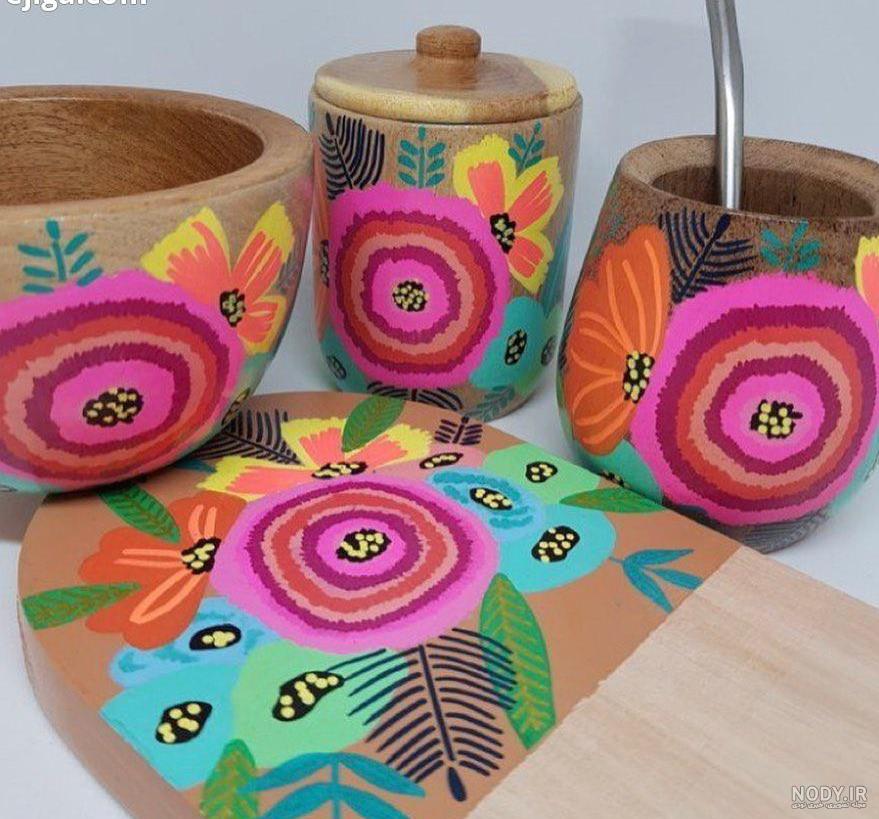 ایده نقاشی روی ظروف