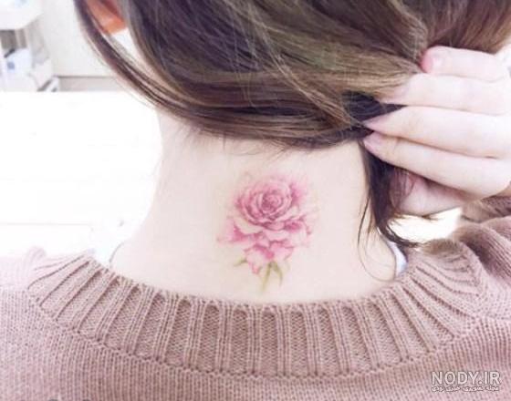 تاتو پروانه روی پا تاتو پروانه روی پا